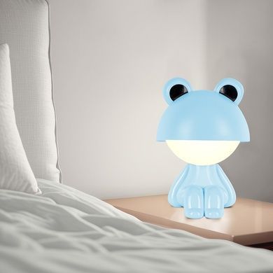 Світильник-нічник LED з акумулятором Cute Froggy Kite K25-316-3-3, блакитний K25-316-3-3 фото