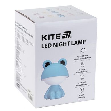 Світильник-нічник LED з акумулятором Cute Froggy Kite K25-316-3-3, блакитний K25-316-3-3 фото