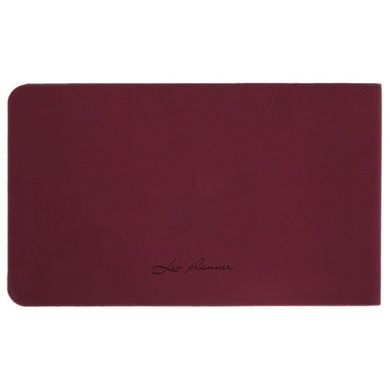 Щотижневик 10х17см Leo Planner датований 2026 "Story", м'який, винний, 128 сторінок (252653) 252653 фото