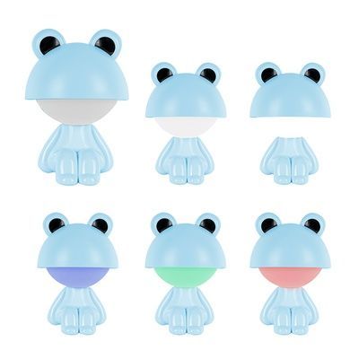Світильник-нічник LED з акумулятором Cute Froggy Kite K25-316-3-3, блакитний K25-316-3-3 фото