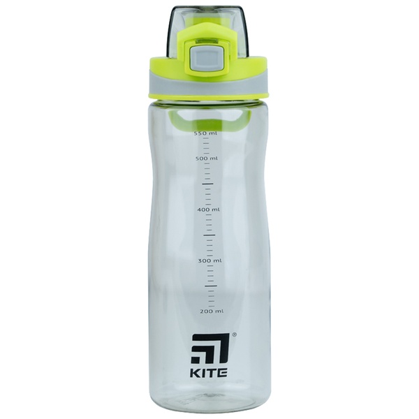 Пляшечка для води Kite K21-395-03, 650 мл, сіро-зелена K21-395-03 фото