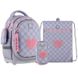 Шкільний набір Kite Fluffy Heart SET_K24-724S-1 (рюкзак, пенал, сумка) SET_K24-724S-1 фото 1
