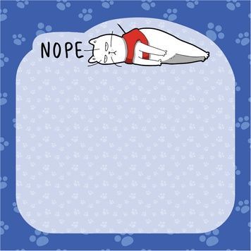 Блок паперу з клейким шаром Kite Nope cat K22-298-1, 70х70 мм, 50 аркушів K22-298-1 фото