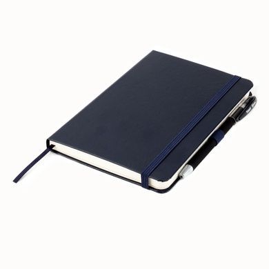 Книга записна Axent Partner 8201-02-A, A5-, 125x195 мм, 96 аркушів, клітинка, тверда обкладинка, синя 8201-02-A фото