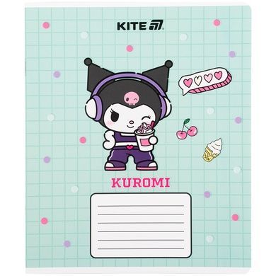 Зошит шкільний Kite Kuromi HK25-232-4, 12 аркушів, клітинка HK25-232-4 фото