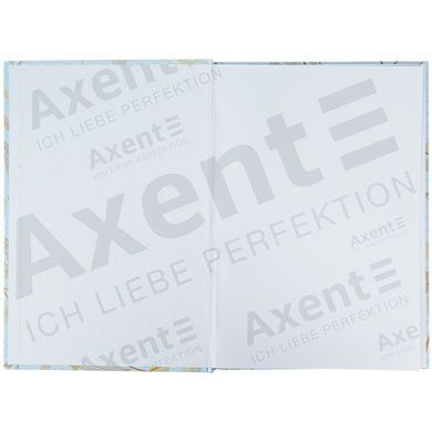 Книга записна Axent Waves 8422-560-A, А4, 96 аркушів, клітинка, блакитна 8422-560-A фото