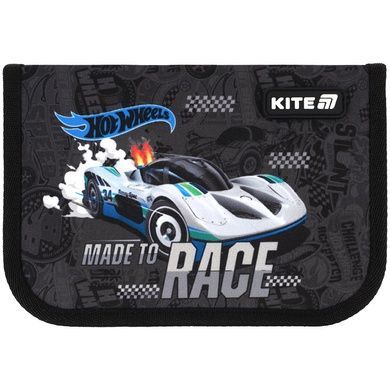 Пенал без наповнення Kite Hot Wheels HW25-621, 1 відділення, 1 відворот HW25-621 фото