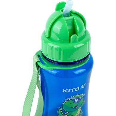 Пляшечка для води Kite Dino K23-399-2, 350 мл, синя K23-399-2 фото