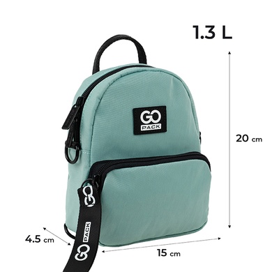 Міні рюкзак-сумка GoPack Education GO24-181XXS-2 м'ятний GO24-181XXS-2 фото