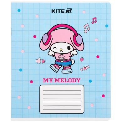 Зошит шкільний Kite Kuromi HK25-232-4, 12 аркушів, клітинка HK25-232-4 фото