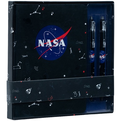 Набір подарунковий блокнот+2 ручки Kite NASA NS21-499 NS21-499 фото