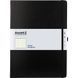 Книга записна Axent Partner Grand 8203-01-A, A4, 210x295 мм, 100 аркушів, клітинка, тверда обкладинка, чорна 8203-01-A фото 1