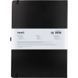 Книга записна Axent Partner Grand 8203-01-A, A4, 210x295 мм, 100 аркушів, клітинка, тверда обкладинка, чорна 8203-01-A фото 3